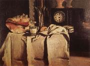 Paul Cezanne The Black Clock painting